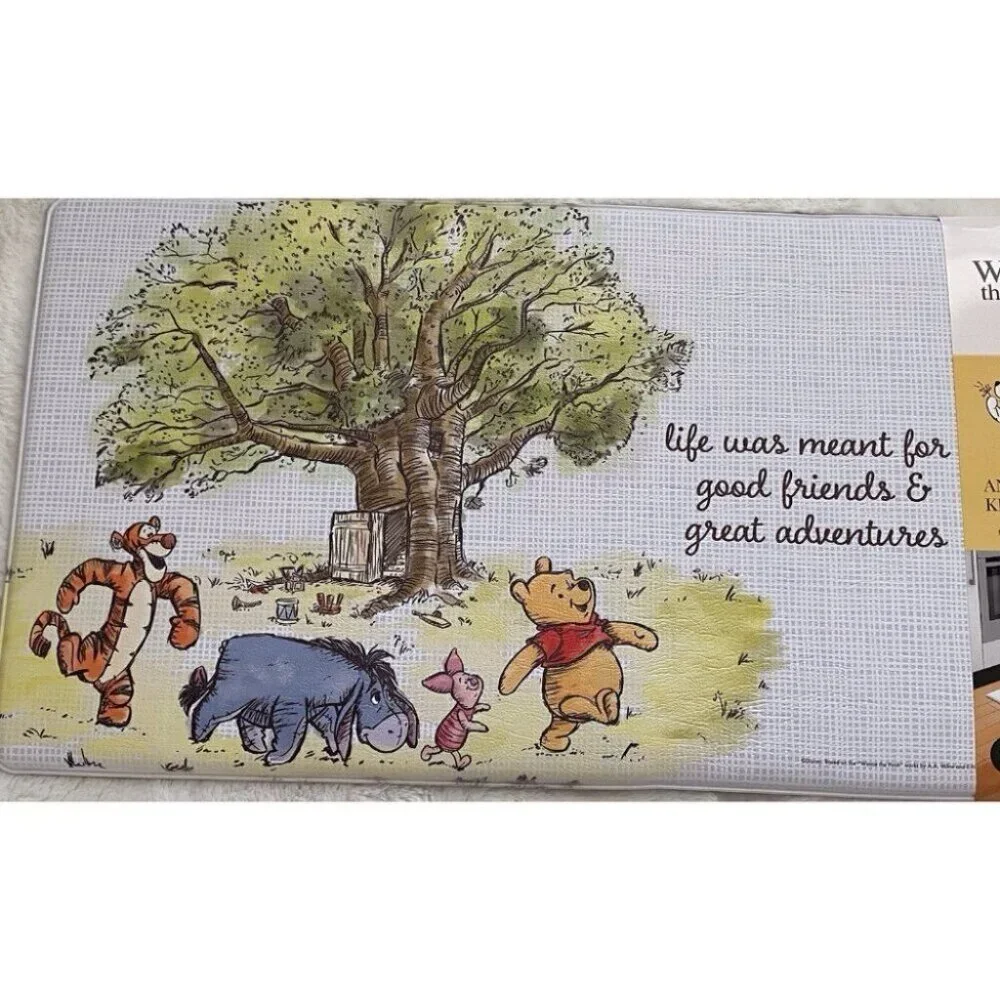 Disney Winnie The Pooh & Friends Anti Fatigue‎ Kitchen Mat 18”x30” Classic NEW